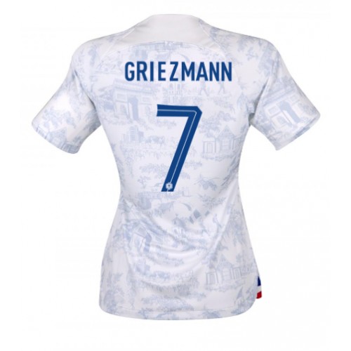 Dámy Fotbalový dres Francie Antoine Griezmann #7 MS 2022 Venkovní Krátký Rukáv